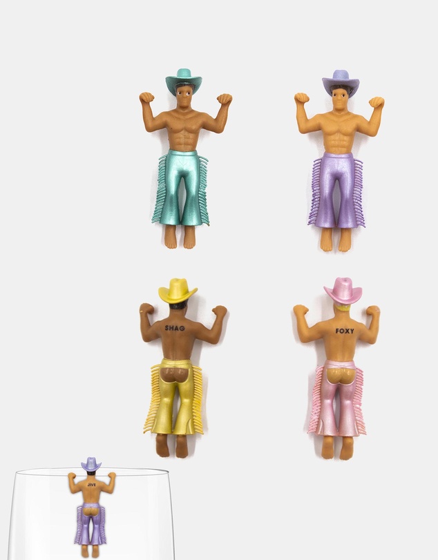 NPW - Disco Cowboy Drink Markers Set of 4