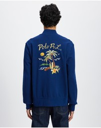 Polo Ralph Lauren - Embroidered Loopback Fleece Jacket - ICONIC EXCLUSIVE