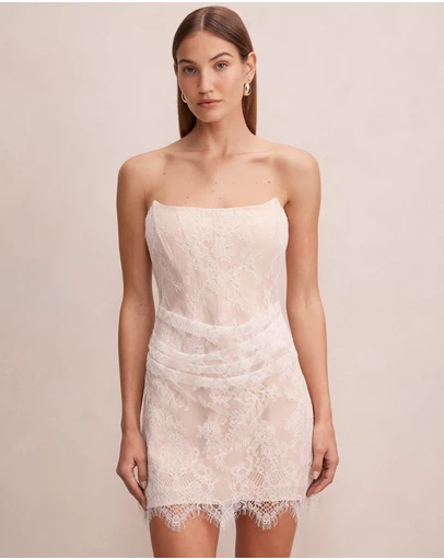 Forever New - Brenna Corset Lace Mini Dress
