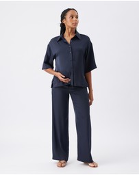 Ripe Maternity - Tamara Satin Shirt