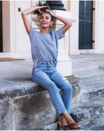 CAMIXA - Teena Linen T-shirt Top
