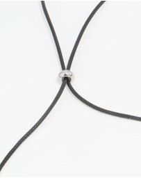 Lovisa - Waterproof Stainless Steel Cord Pendant Necklace