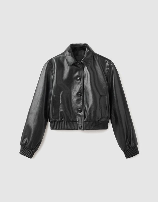 M.N.G - 100% Leather Bomber Jacket
