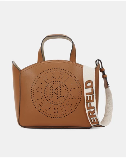 Karl Lagerfeld - K/Circle Perforated Small Tote Bag