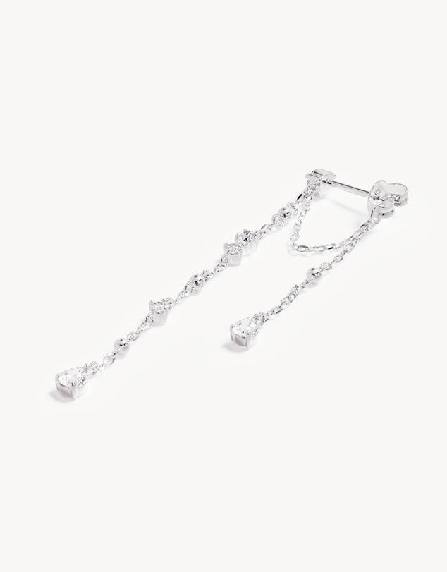 By Charlotte - Cosmic Whisper Chain Earrings