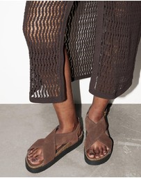 & Other Stories - Criss-Cross Leather Sandals