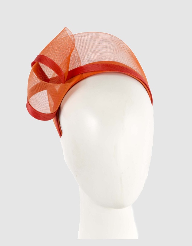 Fillies Collection - Orange Headband Fascinator