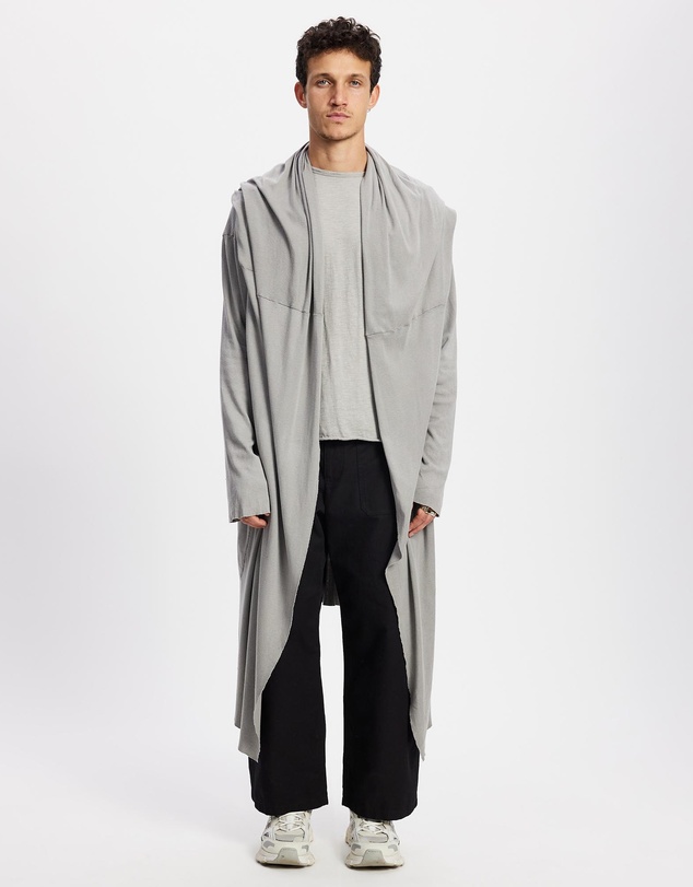 Surrounded By Ghosts - The Aikinite Hooded Rib Knit Cardigan
