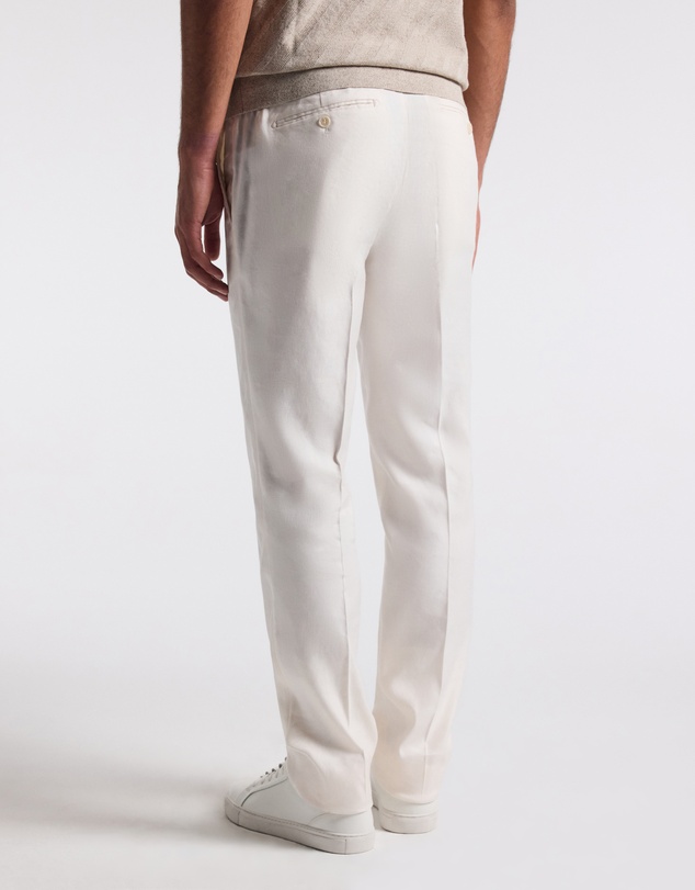 Calibre - Washed Stretch Linen Pant Ivory
