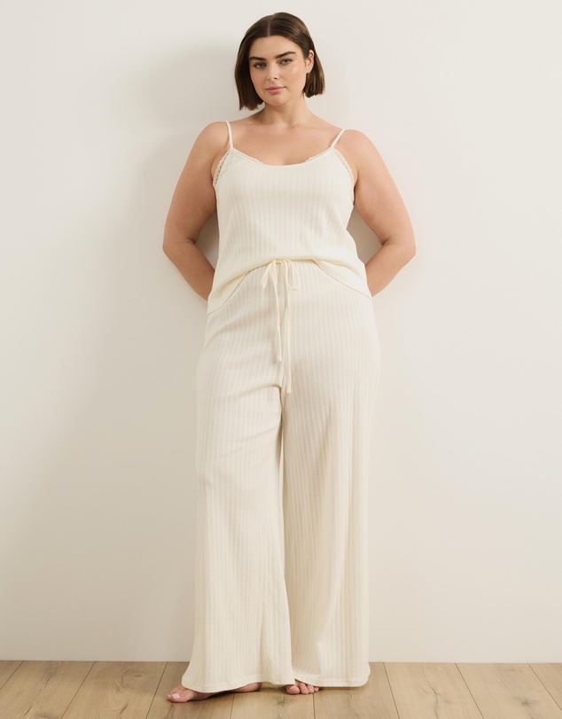 Atmos&Here Curvy - Melody Pointelle Cami Pants Pyjama Set