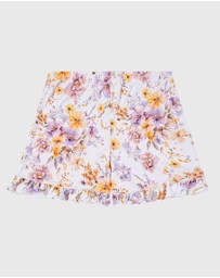 Aqua Blu Kids - Fleur Blossom Lycra Boardshorts - Teens