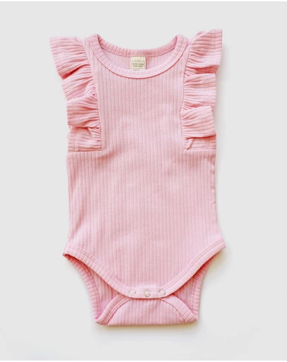 WITH LOVE FOR KIDS - Shimmy Wide Rib Tank Onesie - Babies