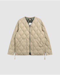 TAION - Military V-Neck W-Zip Down Jacket Soft Shell