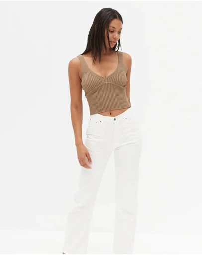 Style Addict - Knit Top - Khaki
