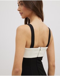 Dazie - Living Life Two Tone Midi Dress