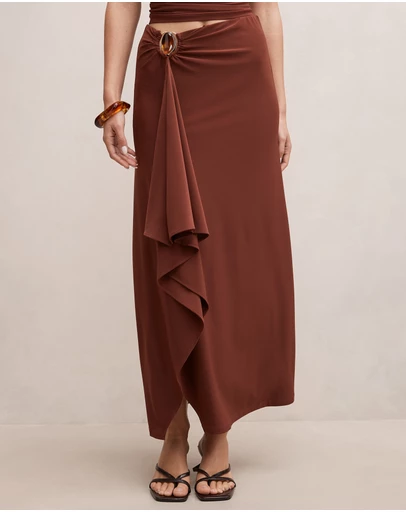 Forever New - Leni Draped Midi Skirt