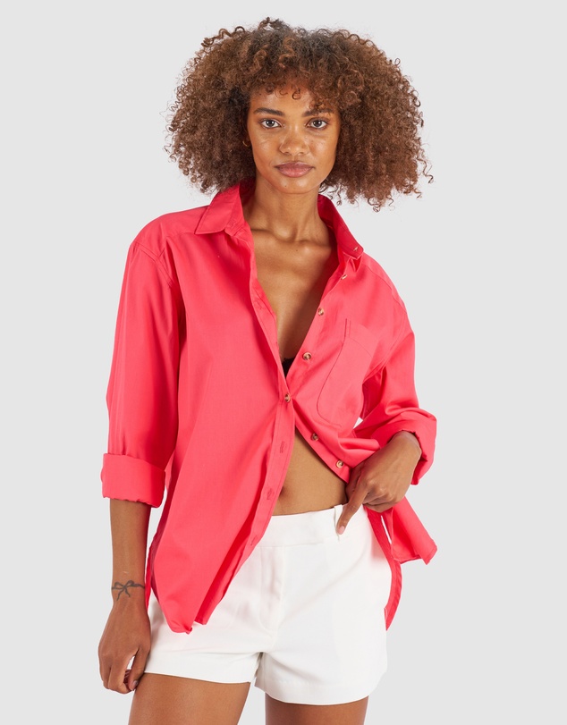 CAMIXA - Poppy Oversize Cotton Shirt