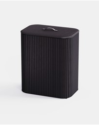 Joseph Joseph - Tota Luxe 90L Easy-Empty Bamboo Laundry Basket (Carbon Black)