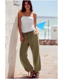 NEXT - 100% Cotton Double Cloth Pull-On Wide Leg Trousers