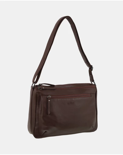 Milleni - Milleni Ladies Genuine Leather Cross-Body Bag