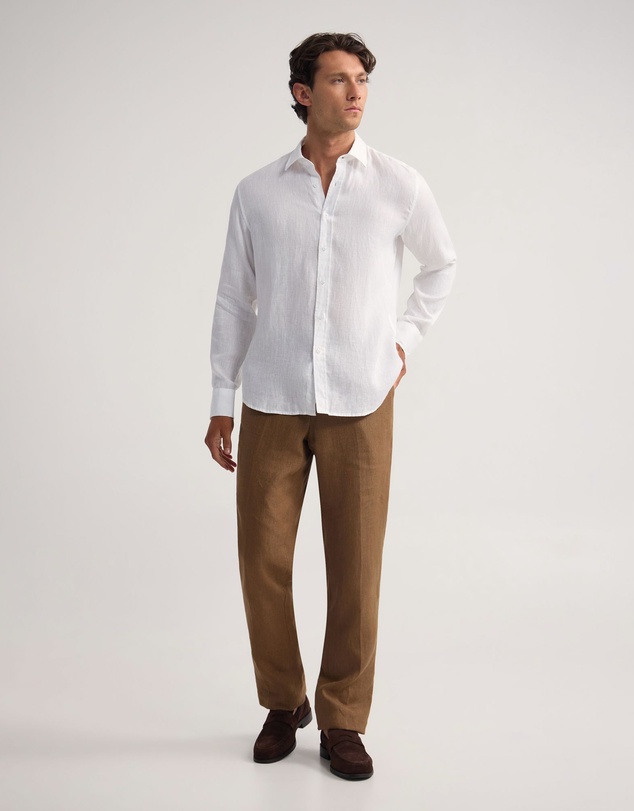 Oxford - Cooper Ls French Linen Shirt