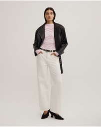 Witchery - Draped Jersey Long Sleeve Top