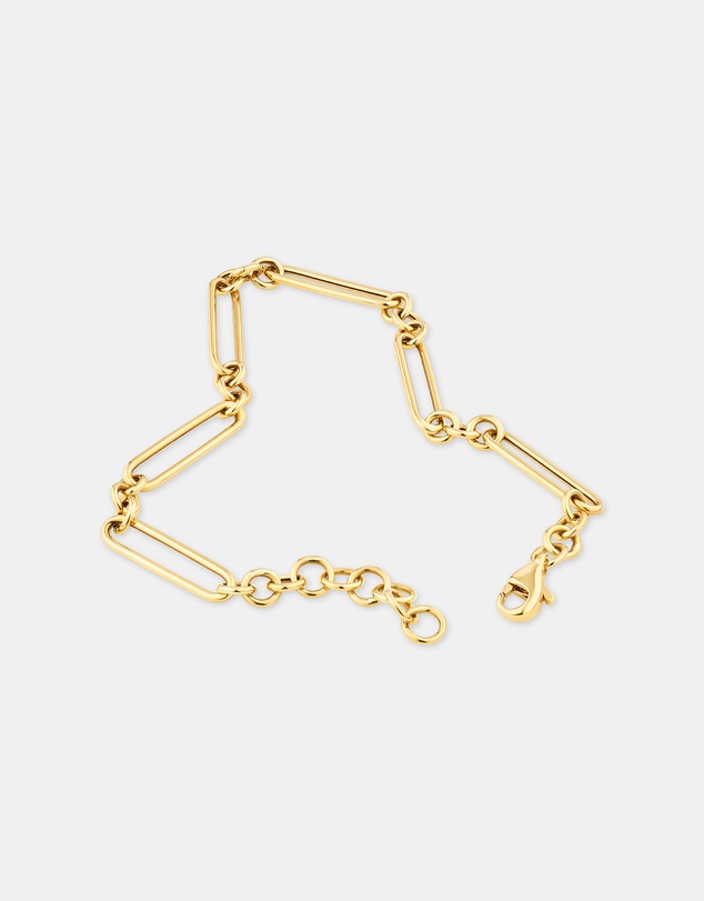 Michael Hill - Paperclip 3 and 1 Bracelet in 10kt Yellow Gold