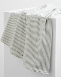 Sheet Society - Leo Washed Cotton Stripe Full Sheet Set