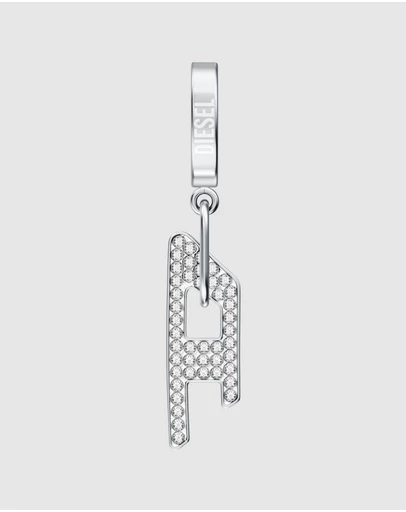 Diesel - Diesel Font Silver Earring