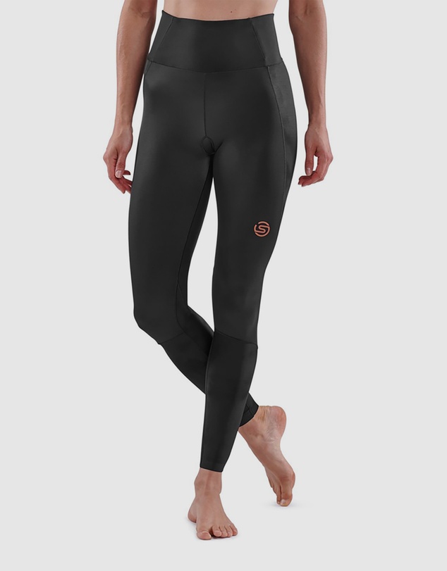 SKINS - SKINS Compression Women's Series-5 Activewear Long Tights Skyscraper Black