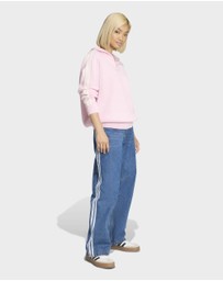 adidas Originals - ADIDAS ORIGINALS FUNNEL NECK QUARTER ZIP Sweatshirt Womens