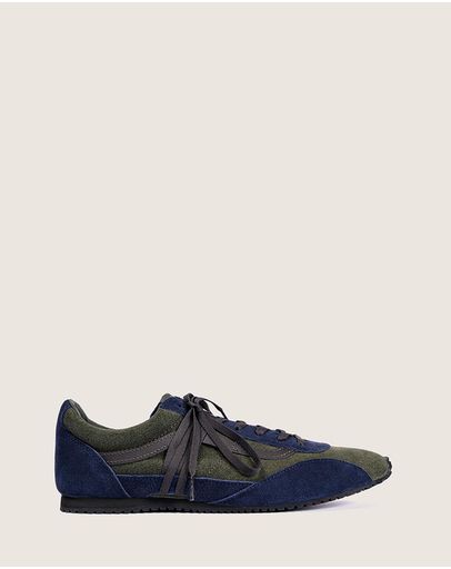 Elevated Suede Dark Green & Navy