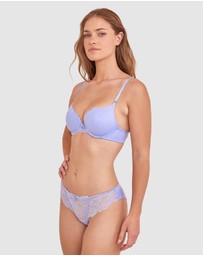 Bras N Things - Bethany Essentials Contour Plunge Bra - Pale Blue