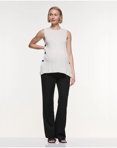 Soon Maternity - Classic Overbelly Straight Pants