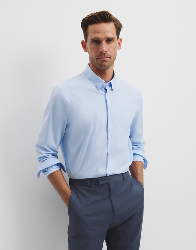 Country Road - Slim Fit Stretch Cotton Shirt