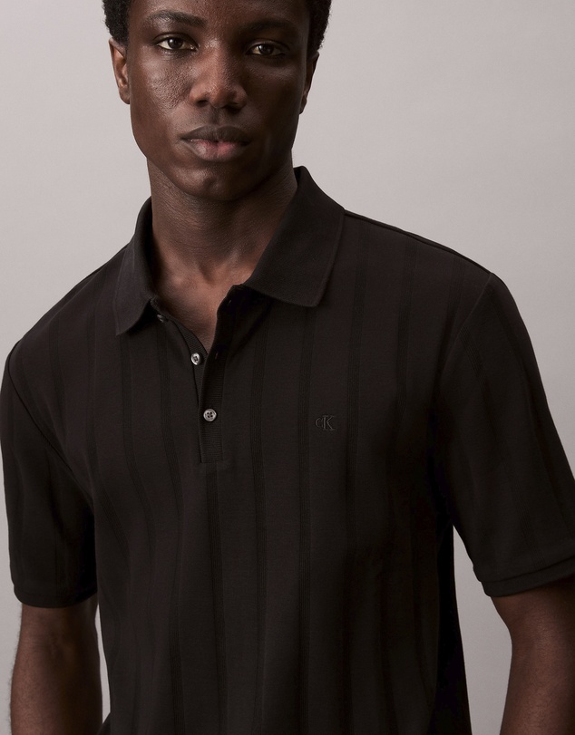 Calvin Klein - Variegated Rib Classic Polo Shirt