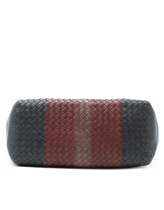 Pre-Loved by Azura Reborn - Pre-Loved Tricolor Nappa Intrecciato Convertible Tote