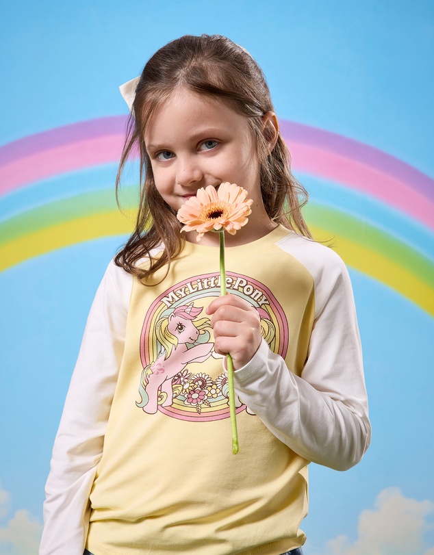 Rock Your Kid - My Little Pony Raglan Tee in Lemon
