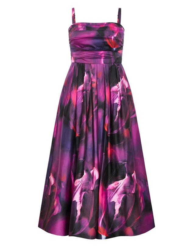 City Chic - Rosalee Sleeveless Print Maxi Dress