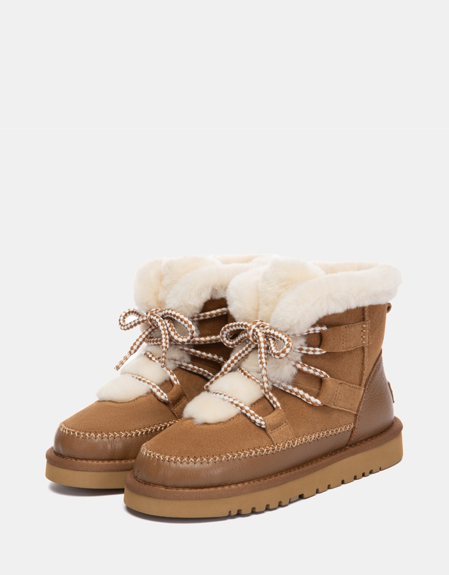 EVERAU - Australian Shepherd Ugg Elvora Cow Suede Upper UGG Boots