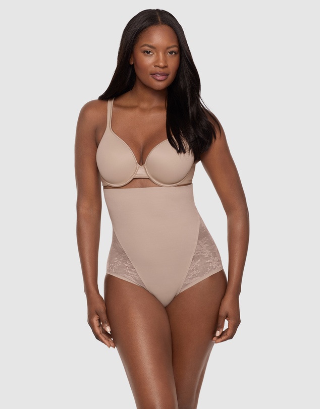 Miraclesuit Shapewear - Modern Romance Ultra-High Waist Lace Shapewear Brief