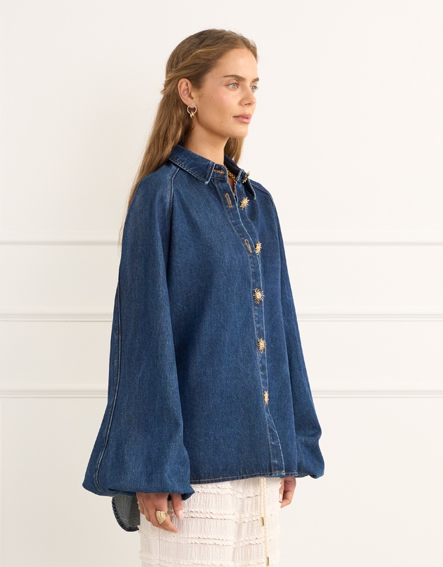 Heaven Australia - Indigo Lucile Blouse