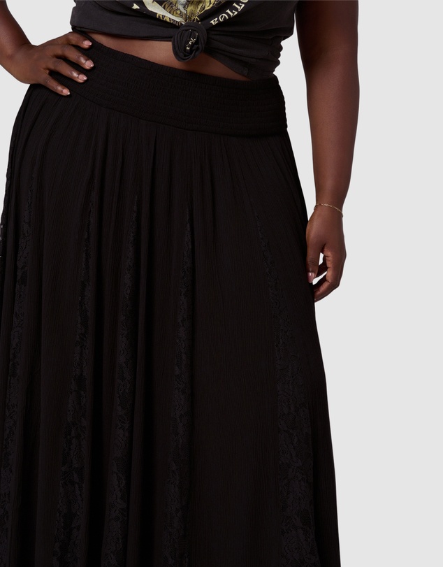 The Poetic Gypsy - Gilded Meadows Maxi Skirt
