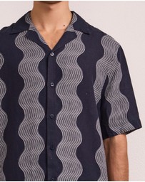 Frescobol Carioca - Roberto Linen SS Shirt