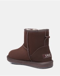 EVERAU - Australian Shepherd Ugg Mini Classic Suede Cow Suede Upper UGG Boots