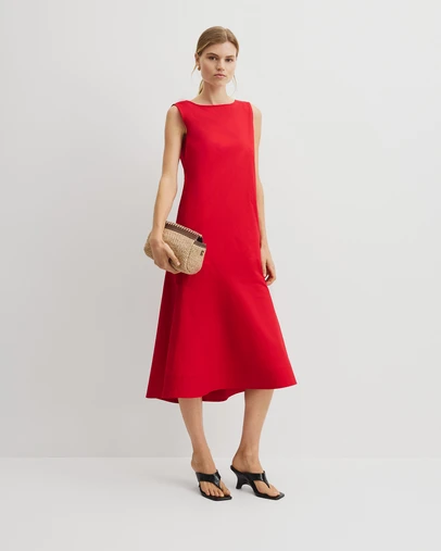 Country Road - Flare Hem Midi Dress