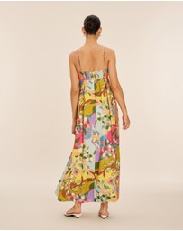 AERE - Aniya Linen Maxi Dress