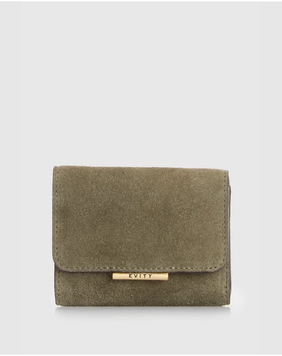 Evity - RFID Thea Suede Small Wallet