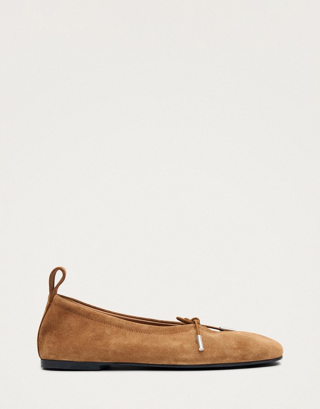 Alohas - Rosalind Leather Ballet Flats - Women's
