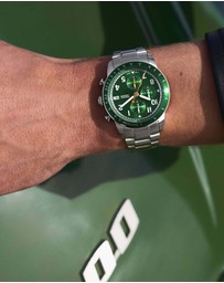 Fossil - Sport Tourer Silver Tone Chronograph Watch